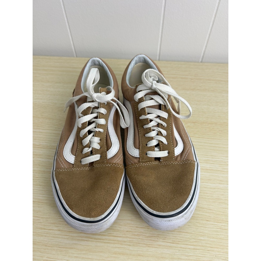Vans Sneakers Size 9 Brown Walnut Old Skool Low Top Skate Shoes retro streetwear - Picture 5 of 10